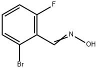 2-ブロモ-6-フルオロベンズアルデヒドオキシム 化学構造式