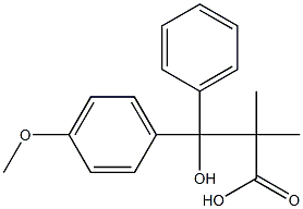 3-hydroxy-3-(4-Methoxyphenyl)-2,2-diMethyl-3-phenylpropanoic acid|