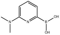 6-DIMETHYLAMINOPYRIDINE-2-BORONIC ACID Struktur