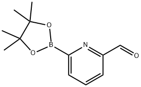 6-(4,4,5,5-tetraMethyl-1,3,2-dioxaborolan-2-yl)pyridine-2-carbaldehyde Structure