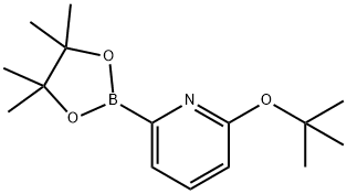 6-(TERT-BUTOXY)PYRIDINE-2-BORONIC ACID PINACOL ESTER Structure