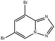 6,8-二溴-[1,2,4]三唑并[1,5-A]吡啶,1310680-10-4,结构式