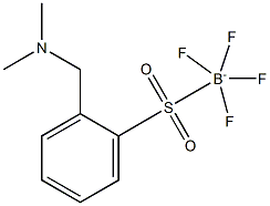 二甲基胺甲基苯基亚砜四氟硼酸盐,1310743-89-5,结构式