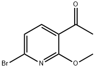 1-(6-BroMo-2-Methoxypyridin-3-yl)ethanone Structure