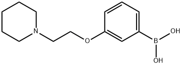 (3-(2-(哌啶-1-基)乙氧基)苯基)硼酸, 1311166-07-0, 结构式