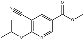 5-氰基-6-异丙氧基烟酸甲酯, 1312008-56-2, 结构式