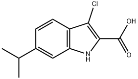 3-Chloro-6-(1-Methylethyl)-1H-indole-2-carboxylic Acid|3-Chloro-6-(1-Methylethyl)-1H-indole-2-carboxylic Acid