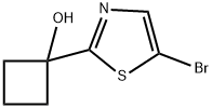 1-(5-溴-噻唑-2-基)-环丁醇 结构式