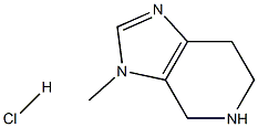 4,5,6,7-Tetrahydro-3-methyl-3H-imidazo[4,5-c]pyridine hydrochloride Structure