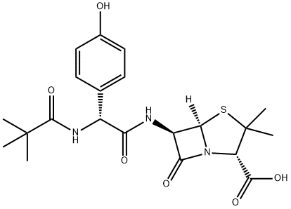 N-(2,2,DiMethyl-1-oxopropyl)-AMoxicillin Struktur