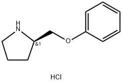 (R)-2-(苯氧基甲基)-吡咯烷盐酸盐,1313254-92-0,结构式