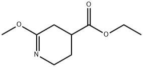 6-Methoxy-2,3,4,5-tetrahydro-pyridine-4-carboxylic acid ethyl ester Structure