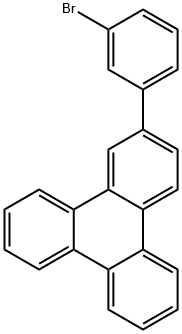 2-(三溴苯基)三亚苯, 1313514-53-2, 结构式
