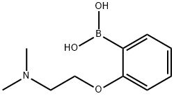 2-(2-(二甲氨基)乙氧基)苯基硼酸, 1313760-59-6, 结构式