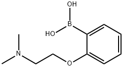 2-(2-(diMethylaMino)ethoxy)phenylboronic acid Struktur