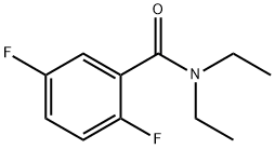 N,N-二乙基-2,5-二氟苯甲酰胺,131401-55-3,结构式