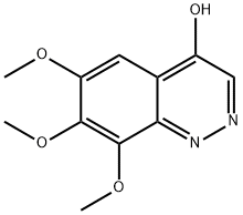 6,7,8-Trimethoxycinnolin-4-ol Struktur