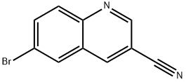 6-溴喹啉-3-甲腈, 1314687-82-5, 结构式