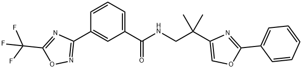 N-[2-Methyl-2-(2-phenyloxazol-4-yl)propyl]-3-[5-(trifluoroMethyl)-1,2,4-oxadiazol-3-yl]benzaMide