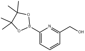 6-(HYDROXYMETHYL)PYRIDINE-2-BORONIC ACID PINACOL ESTER Structure