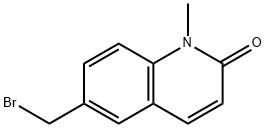 6-(溴甲基)-1-甲基喹啉-2(1H)-酮,131610-09-8,结构式