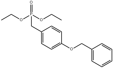 4-苄氧基苄基膦酸二乙酯, 131719-55-6, 结构式