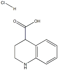 1,2,3,4-Tetrahydroquinoline-4-carboxylic acid hydrochloride 化学構造式