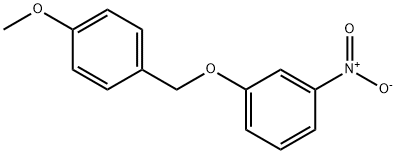 1-[(4-Methoxyphenyl)Methoxy]-3-nitro-Benzene Struktur