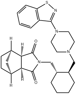 S,S-内型鲁拉西酮盐酸盐,1318074-27-9,结构式