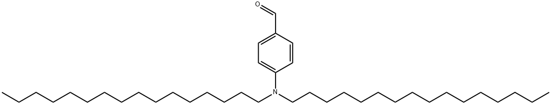 4-(dihexadecylaMino)benzaldehyde Structure