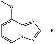 2-BroMo-8-Methoxy-[1,2,4]triazolo[1,5-a]pyridine 化学構造式