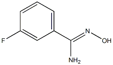 (Z)-3-Fluoro-N'-hydroxybenzene-1-carboxiMidaMide,1319746-46-7,结构式