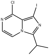 8-chloro-1-iodo-3-isopropyliMidazo[1,5-a]pyrazine Struktur