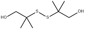 2,2'-Dithiobis[2-Methyl-1-propanol] Struktur