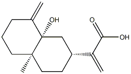 5Β-HYDROXYCOSTIC ACID 结构式