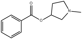 1-Methyl-3-pyrrolidinyl Benzoate Structure