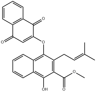 钩毛茜草素 C, 132242-52-5, 结构式