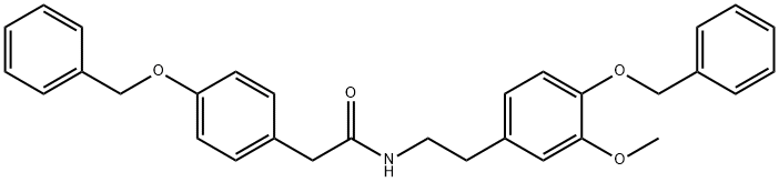 N-[2-[3-메톡시-4-(페닐메톡시)페닐]에틸]-4-(페닐메톡시)벤젠아세타미드