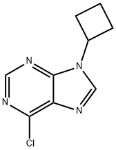6-Chloro-9-cyclobutyl-9H-purine,132332-65-1,结构式