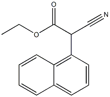 Ethyl 2-Cyano-2-(naphthalen-1-yl)acetate Structure