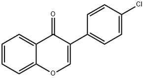 3-(4-chlorophenyl)-4H-chroMen-4-one 结构式