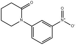 2-Piperidinone, 1-(3-nitrophenyl)- Struktur