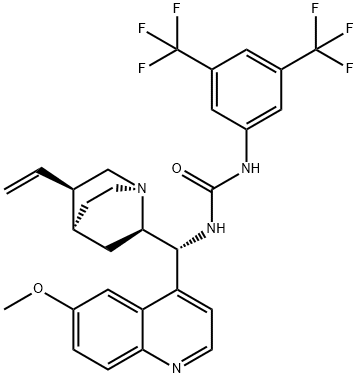 N-[3,5-bis(trifluoroMethyl)phenyl]-N'-[(9R)-6'-Methoxycinchonan-9-yl]-Urea Structure