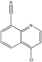 4-Chloro-quinoline-8-carbonitrile Structure