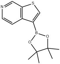 3-(4,4,5,5-tetraMethyl-1,3,2-dioxaborolan-2-yl)thieno[2,3-c]pyridine|3-(4,4,5,5-TETRAMETHYL-1,3,2-DIOXABOROLAN-2-YL)THIENO[2,3-C]PYRIDINE