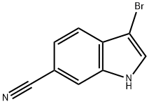 3-broMo-1H-indole-6-carbonitrile Structure