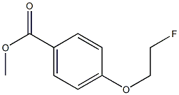 Methyl 4-(2-fluoroethoxy)benzoate 结构式