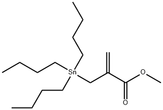 [2-(Methoxycarbonyl)-2-propenyl]tributylstannane Structure