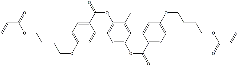 132900-75-5 2-甲基-1,4-亚苯基 双(4-(4-(丙烯酰氧基)丁氧基)苯甲酸酯)