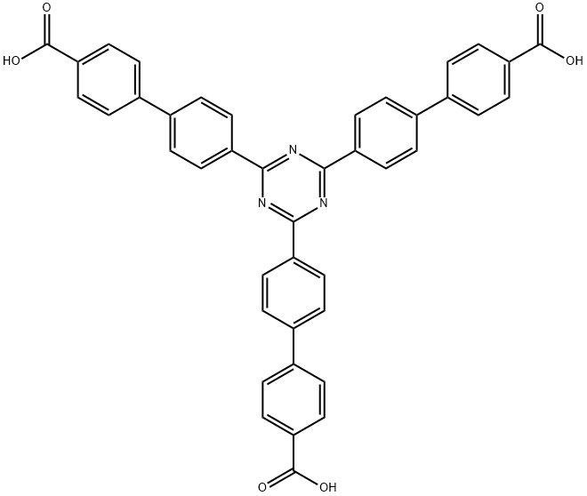 1331756-62-7 4'-[4,6-二(4'-羧基[1,1'-联苯]-4-基)-1,3,5-三嗪-2-基]-[1,1'-联苯]-4-羧酸